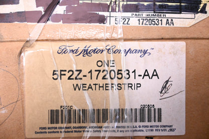 New OEM Ford 5F2Z-1720531-AA Door Weatherstrip Assembly NOS
