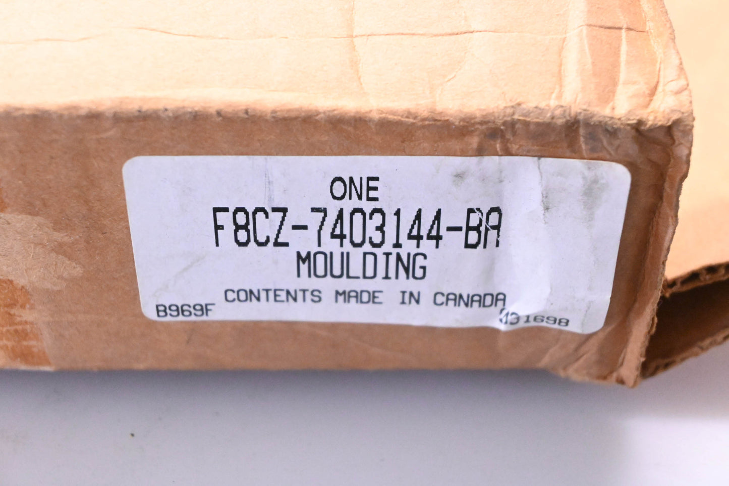 New OEM Ford F8CZ-7403144-BA Windshield Moulding NOS