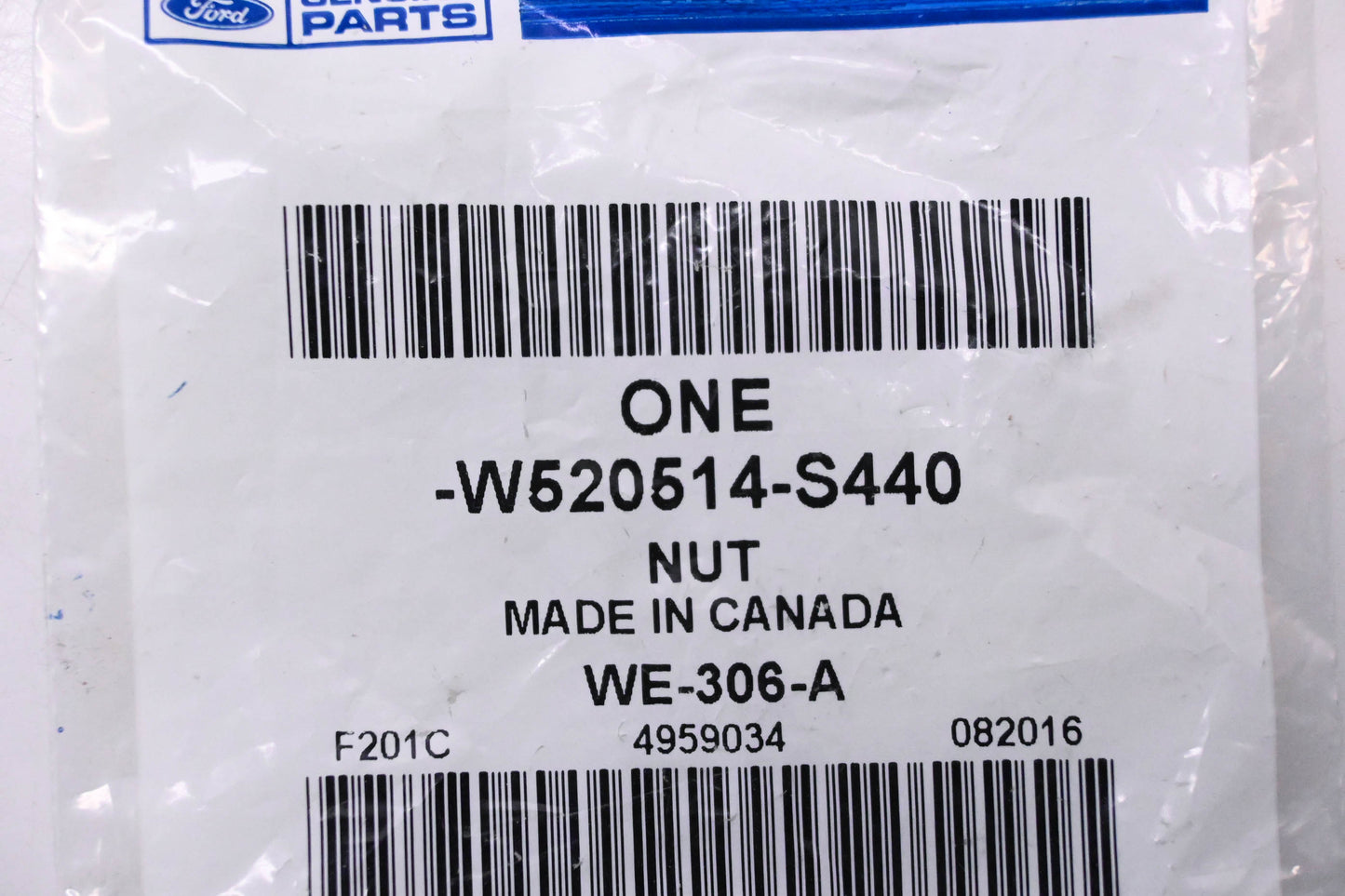 New OEM Ford W520514-S440 Catalytic Converter Nut NOS
