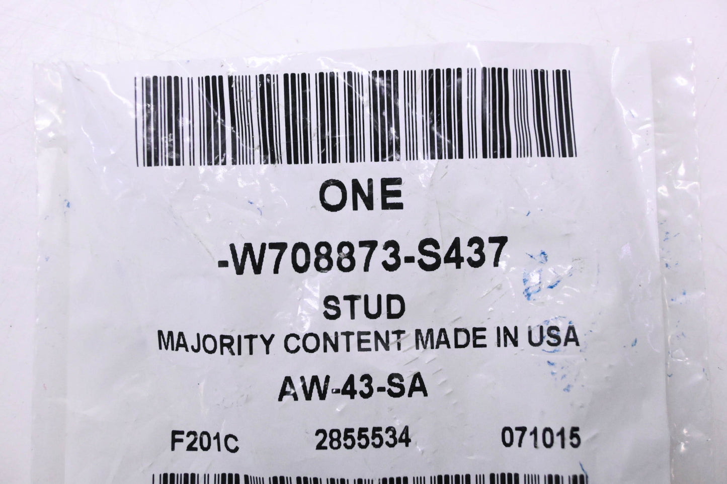 New OEM Ford W708873-S437 Motor Mount Stud NOS