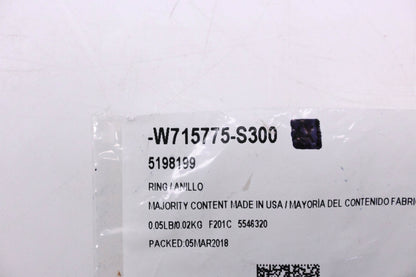 New OEM Ford W715775-S300, 5198199 Water Connection O-Ring NOS