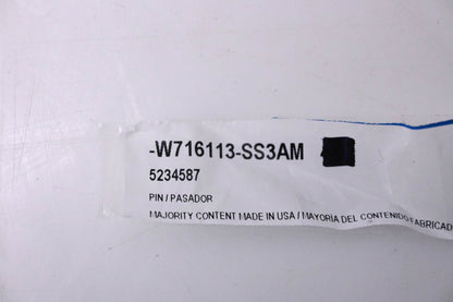 New OEM Ford W716113-SS3AM, 5234587 Retaining Pin NOS