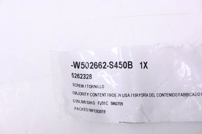 New OEM Ford W502662-S450B, 5262328 Screw NOS