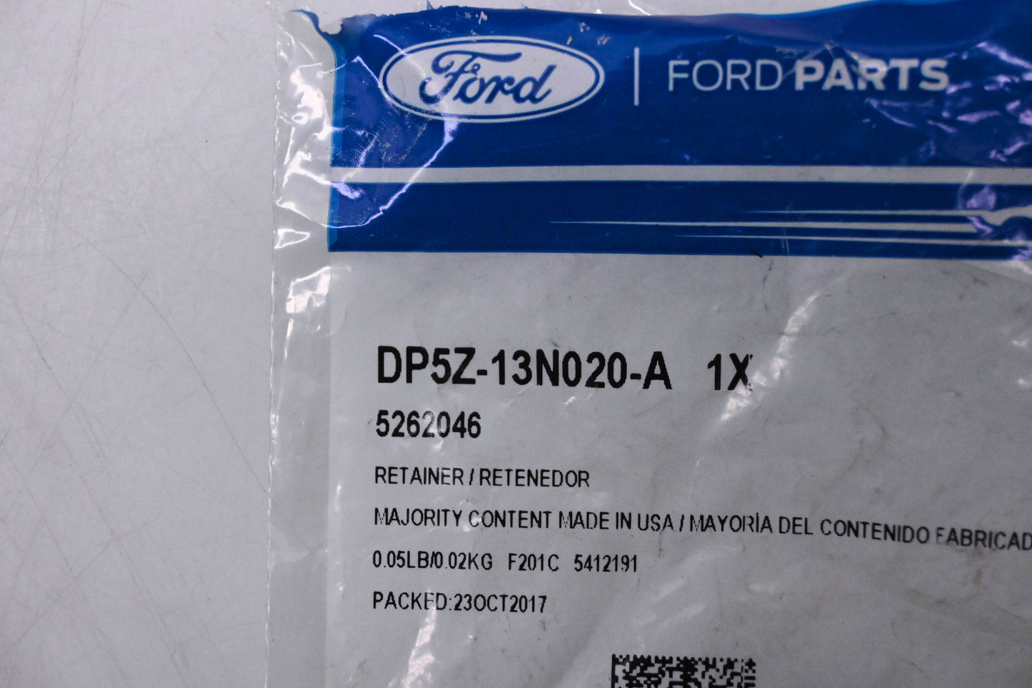 New OEM Ford DP5Z-13N020-A, 5262046 Headlamp Adjusting Retainer NOS