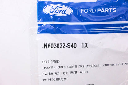 New OEM Ford N803022-S40 Bolt NOS
