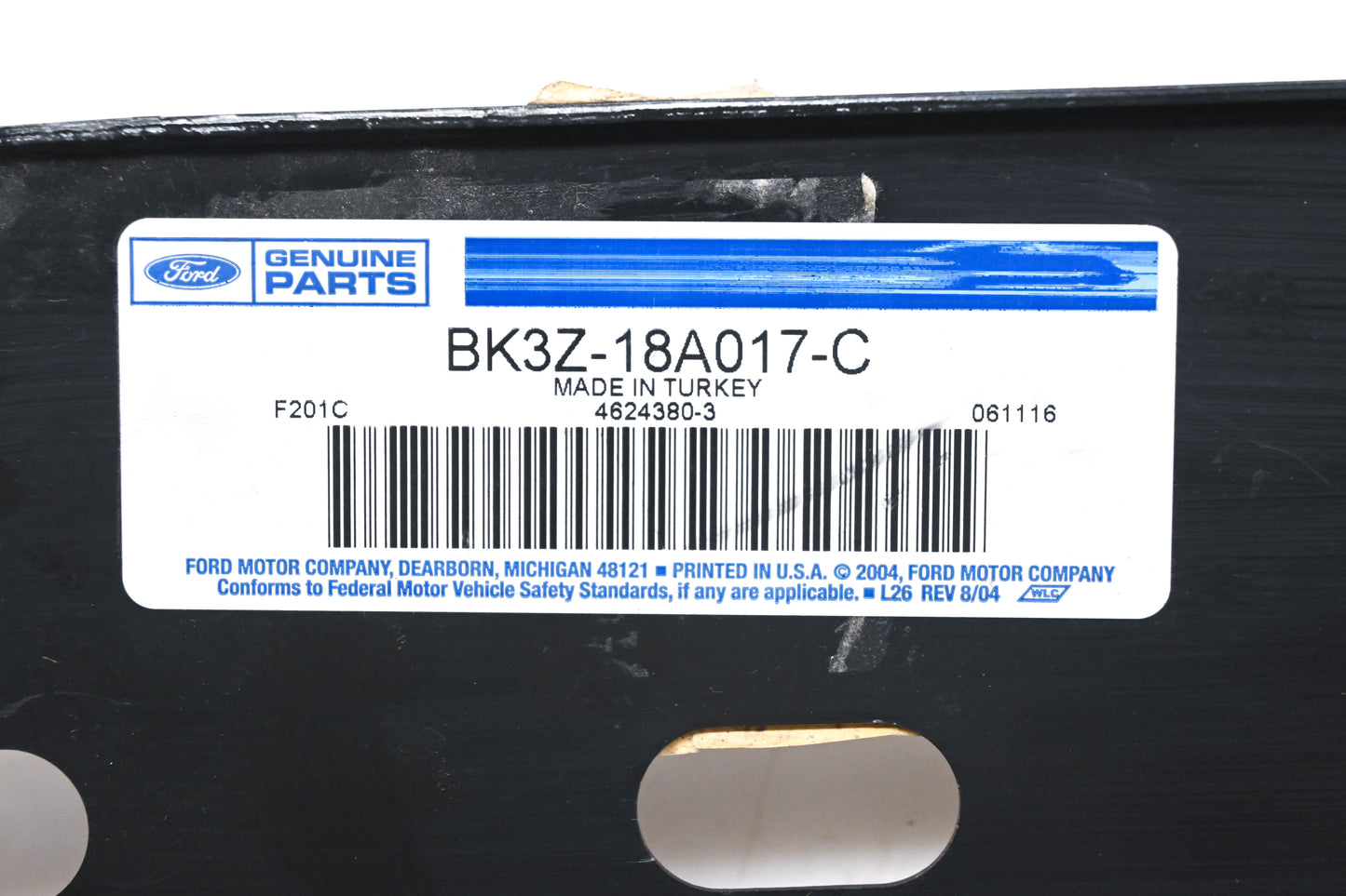 New OEM Ford BK3Z-18A017-C Left Rear Floor Rail Bracket NOS