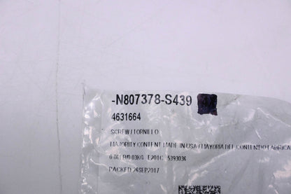 New OEM Ford N807378-S439, 4631664 Pull Handle Screw NOS