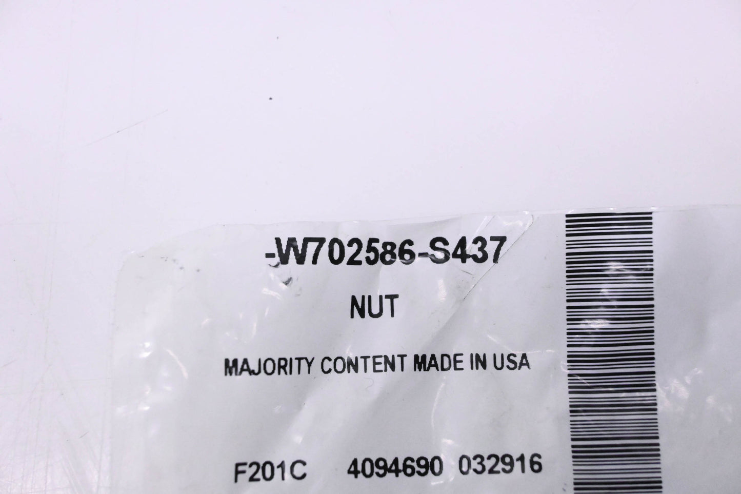 New OEM Ford W702586-S437 Exhaust Manifold Nut NOS