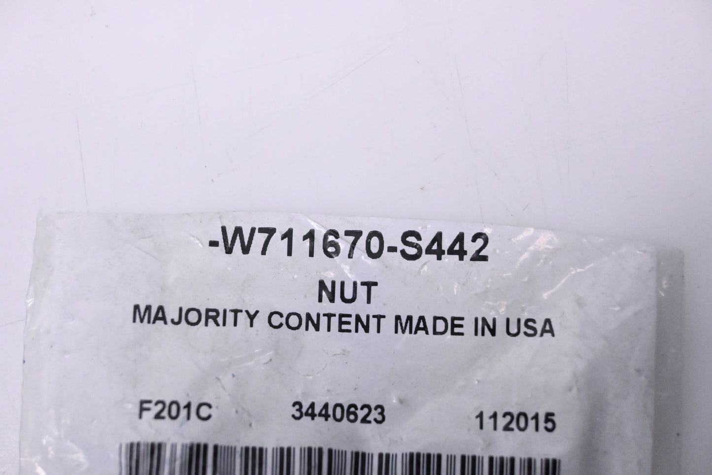 New OEM Ford W711670-S442 Trim Panel U-Nut NOS