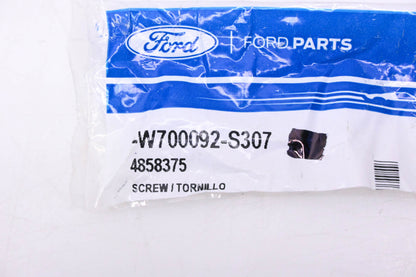 New OEM Ford W700092-S307, 4858375 Side Support Screw NOS