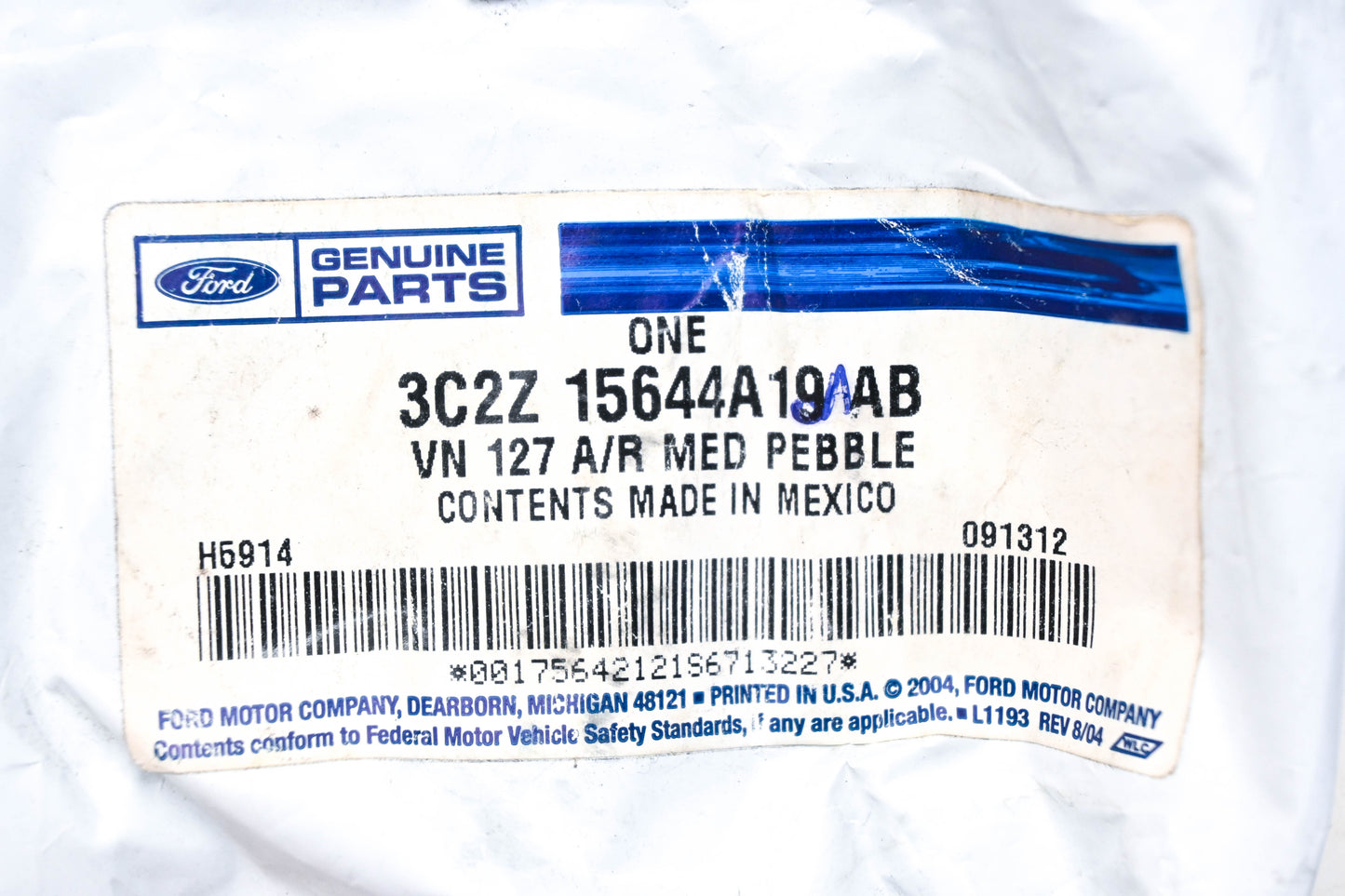 New OEM Ford 3C2Z-15644A19-AAB Seat Arm Rest Cover NOS