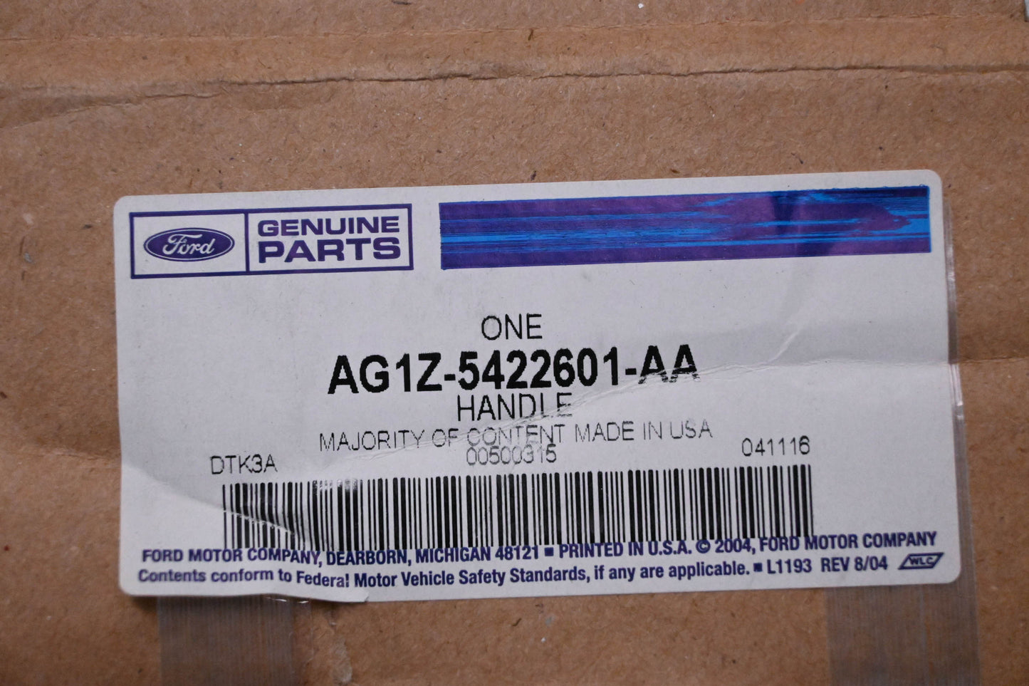 New OEM Ford AG1Z-5422601-AA Left Side Interior Door Handle Assembly NOS