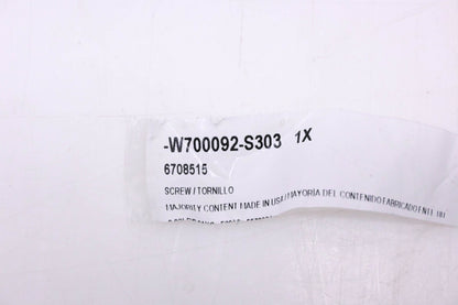 New OEM Ford W700092-S303, 6708515 Door Trim Panel Screw NOS
