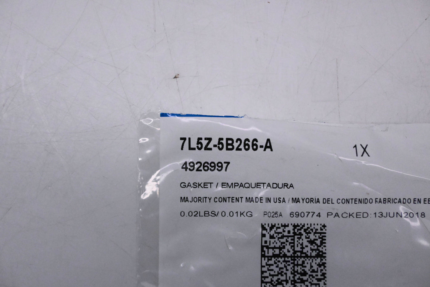New OEM Ford 7L5Z-5B266-A, 4926997 Exhaust Pipe Flange Gasket NOS