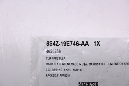 New OEM Ford 6S4Z-19E746-AA, 4635656 AC Line Retainer NOS