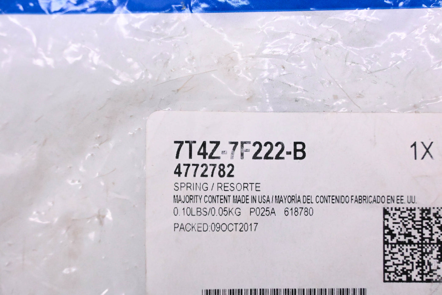 New OEM Ford 7T4Z-7F222-B, 4772782 Clutch Return Spring NOS