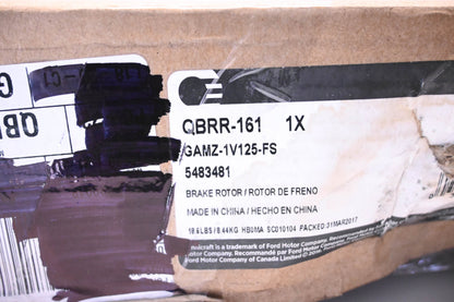 Omnicraft QBRR-161, GAMZ-1V125-FS, 5483481 Disc Brake Rotor NOS