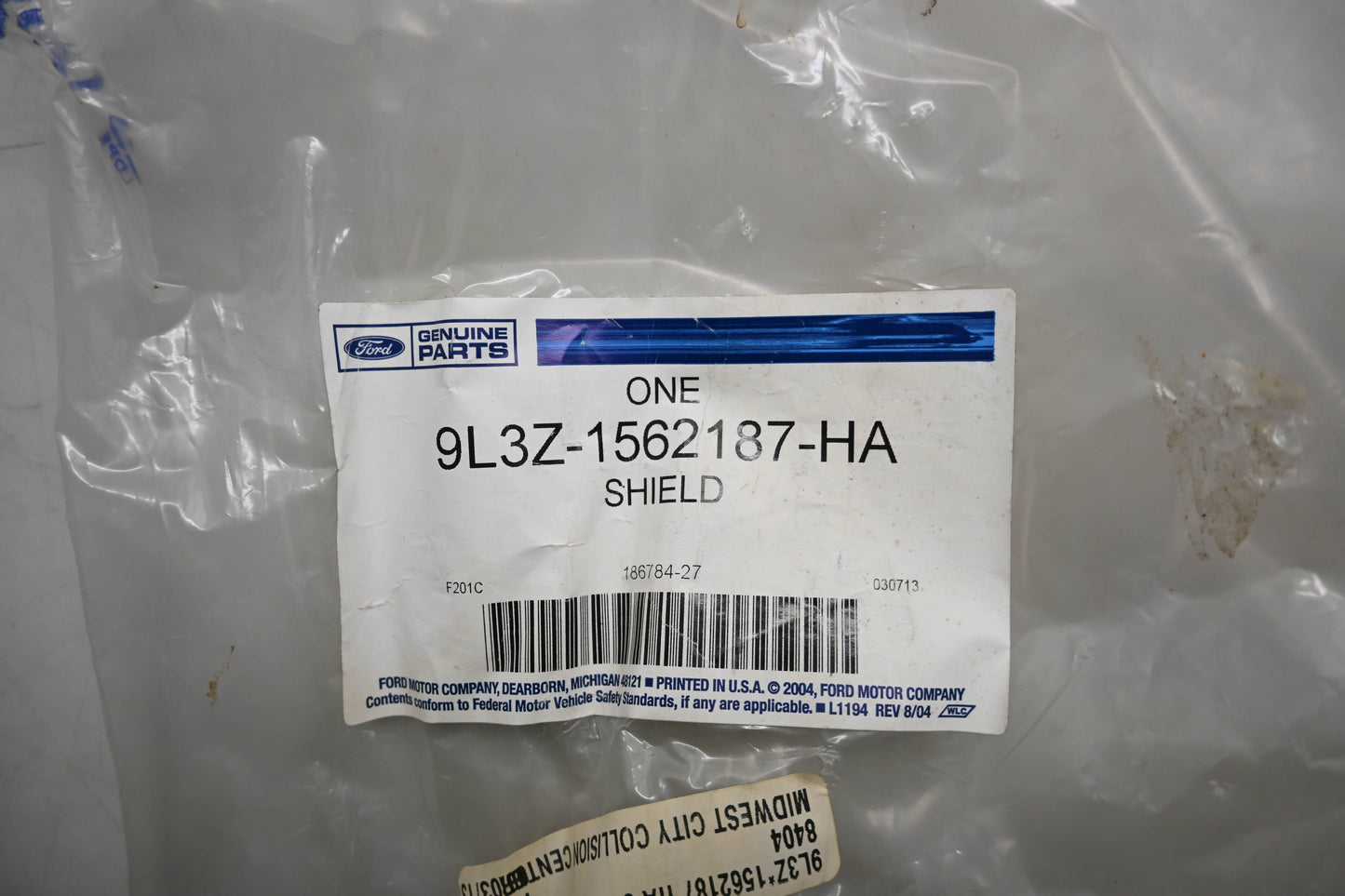 New OEM Ford 9L3Z-1562187-HA Driver Seat Track Cover NOS