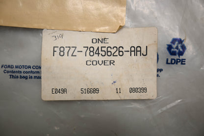 New OEM Ford F87Z-7845626-AAJ, F87B-7845401-AAW Tire Jack Cover NOS