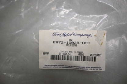 New OEM Ford F87Z-16039-AAB Fender Flare NOS