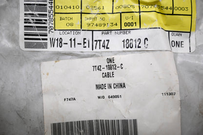 New OEM Ford 7T4Z-18812-C, 7T4T-18812-BL Antenna Cable NOS