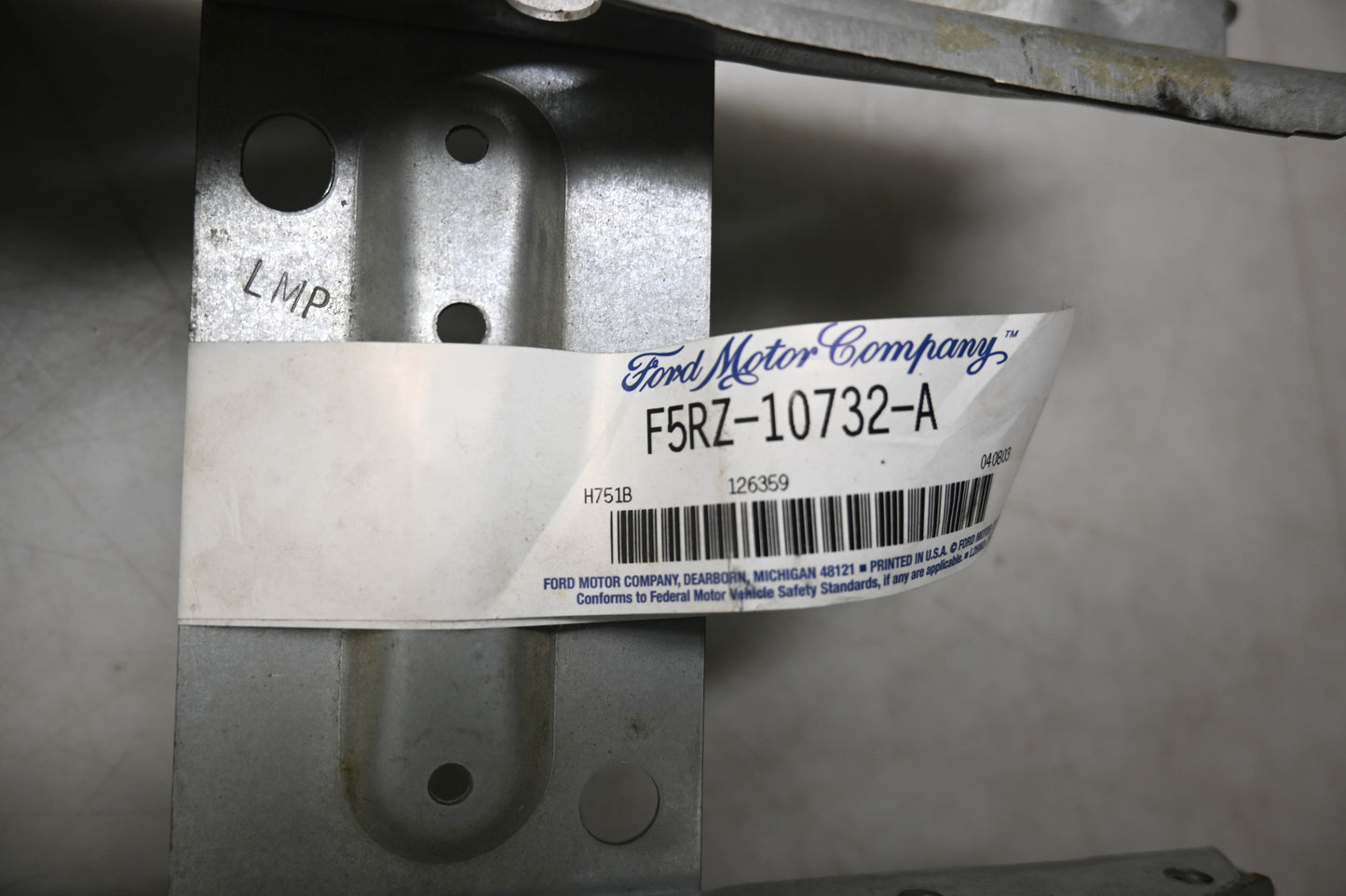 New OEM Ford F5RZ-10732-A Battery Tray Support NOS