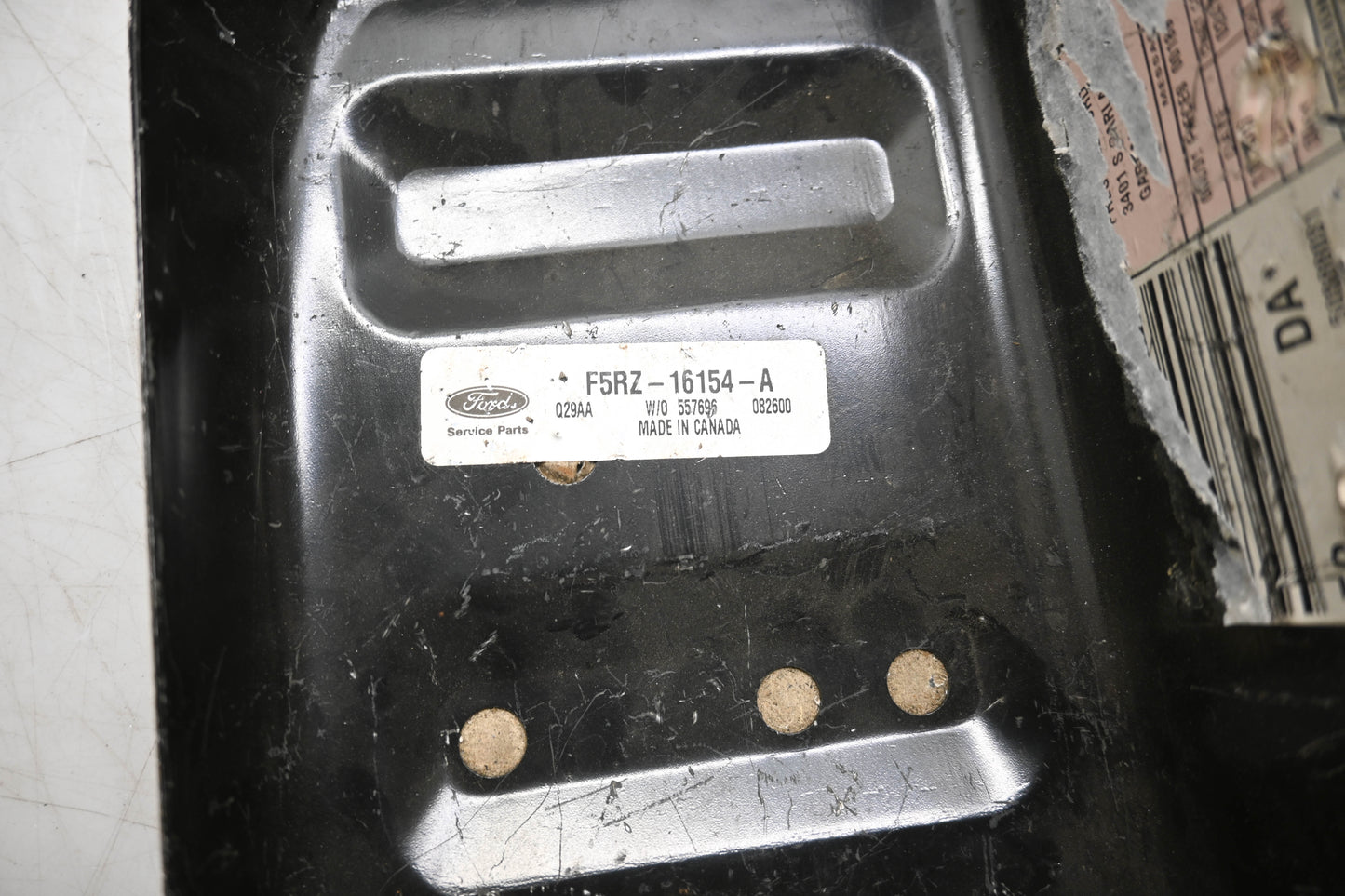 New OEM Ford F5RZ-16154-A Upper Fender Rail Panel NOS