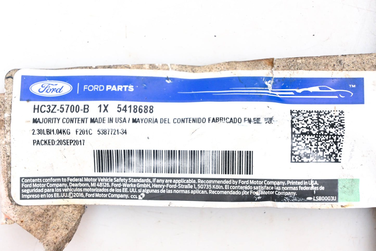 New OEM Ford HC3Z-5700-B, 5418688 Super Duty Rear Suspension Bracket NOS