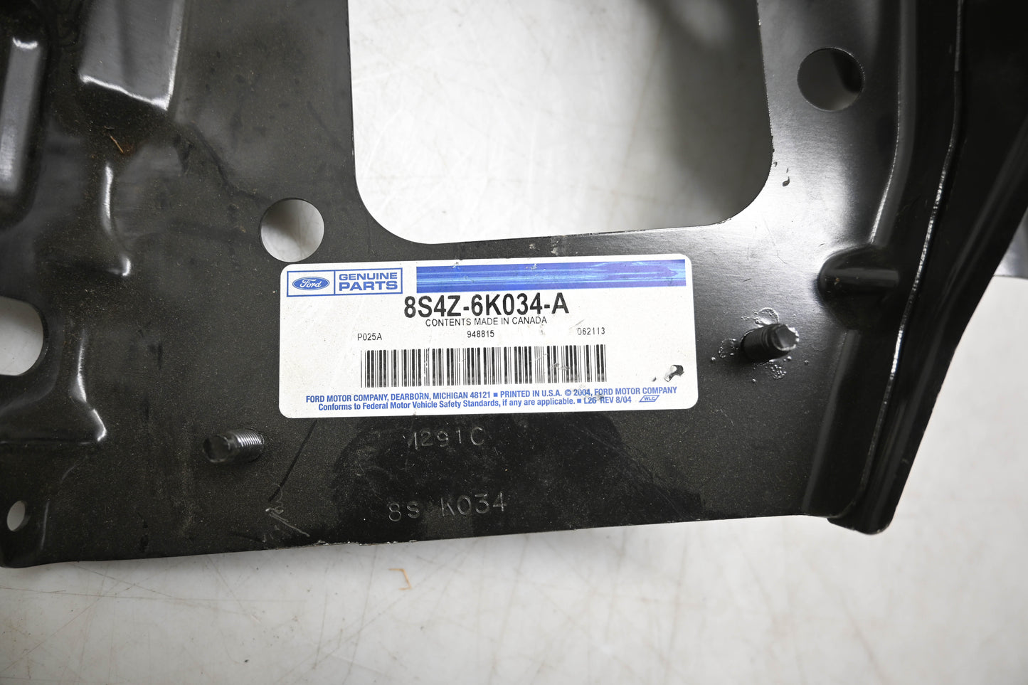 New OEM Ford 8S4Z-6K034-A Reinforcement Plate NOS