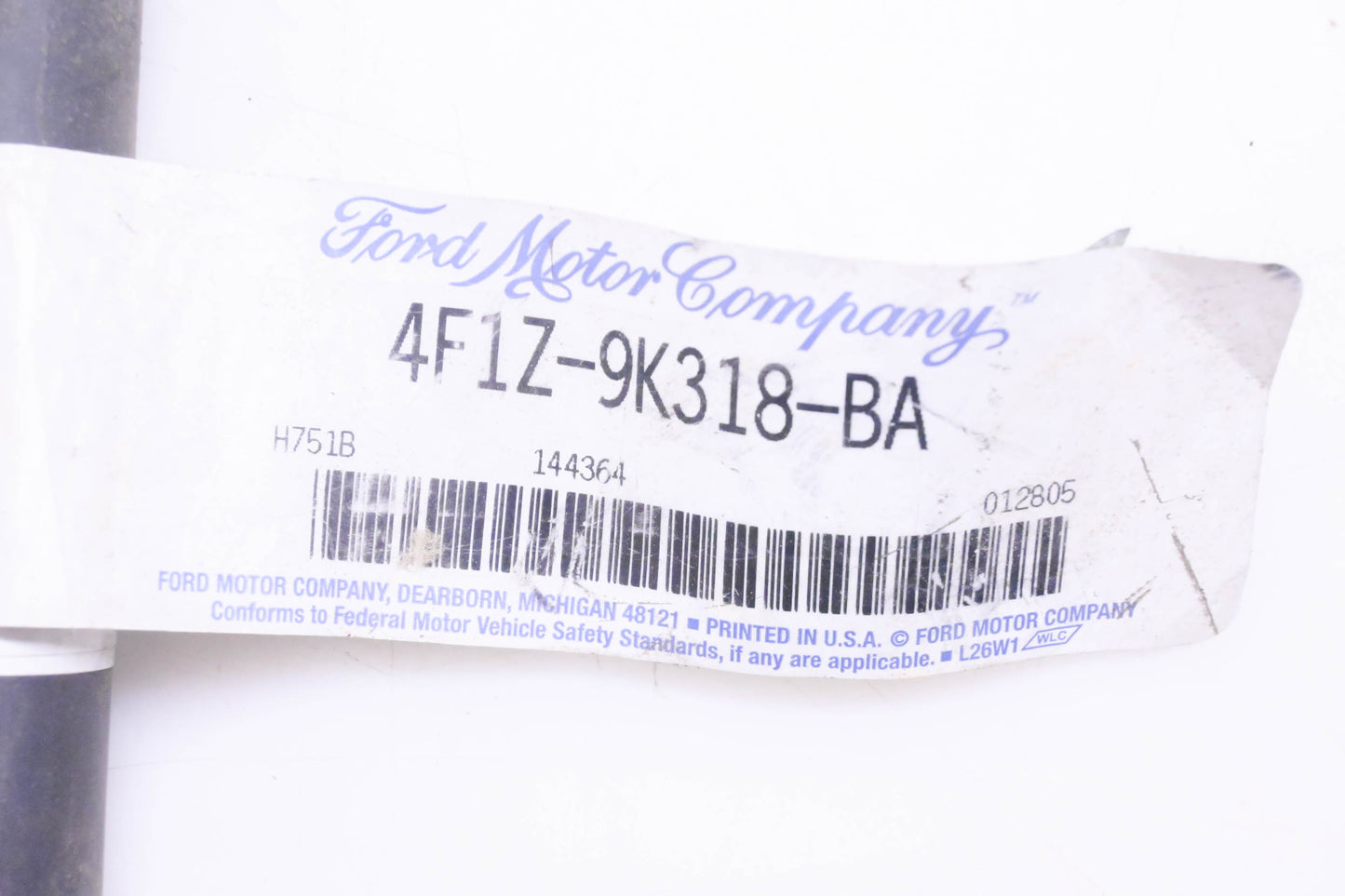 Ford 4F1Z-9K318-BA Fuel Vapor Tube NOS