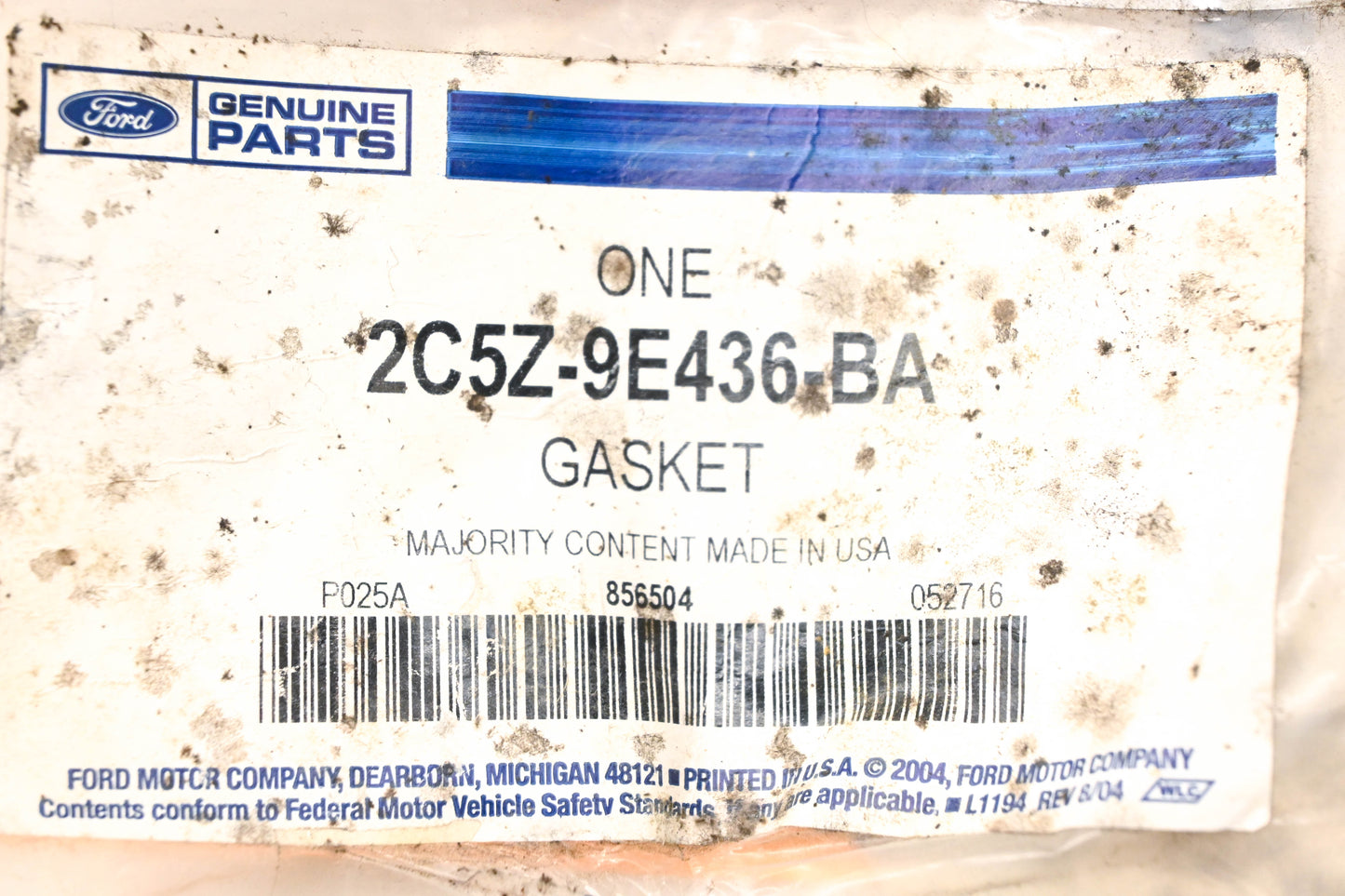 New OEM Ford 2C5Z-9E436-BA Manifold Gasket NOS