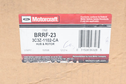 New OEM Motorcraft BRRF-23, 3C3Z-1102-CA Hub & Rotor Assembly NOS