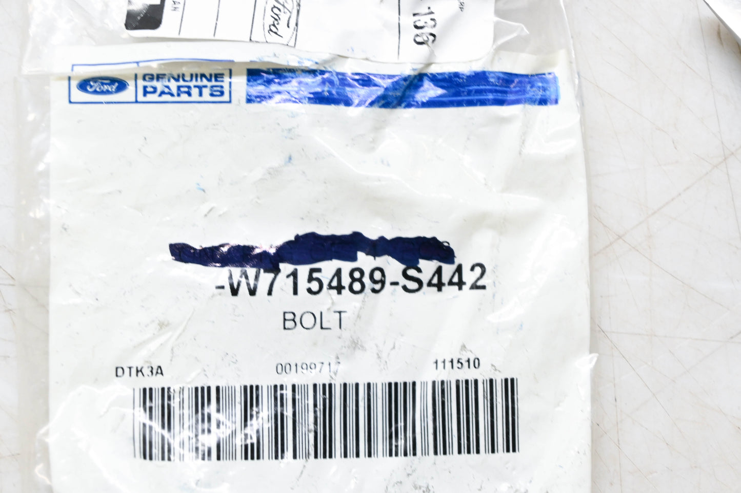 New OEM Ford W715489-S442 Stabilizer Bar Bolt NOS