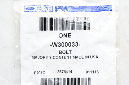 New OEM Ford W300033 Bolt NOS