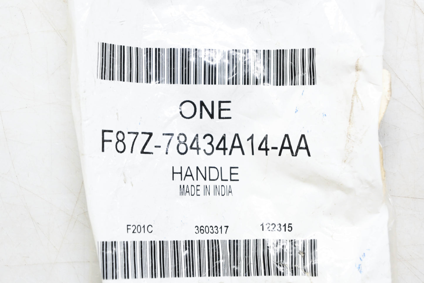 New OEM Ford F87Z-78434A14-AA Luggage Compartment Handle NOS