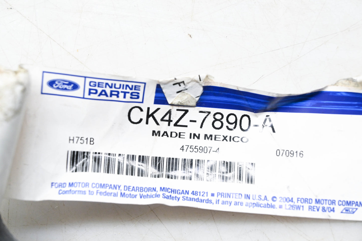 New OEM Ford CK4Z-7890-A Oil Cooler Hose NOS