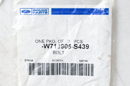 New OEM Ford W713905-S439 Hex Flange Bolts Qty 2 NOS