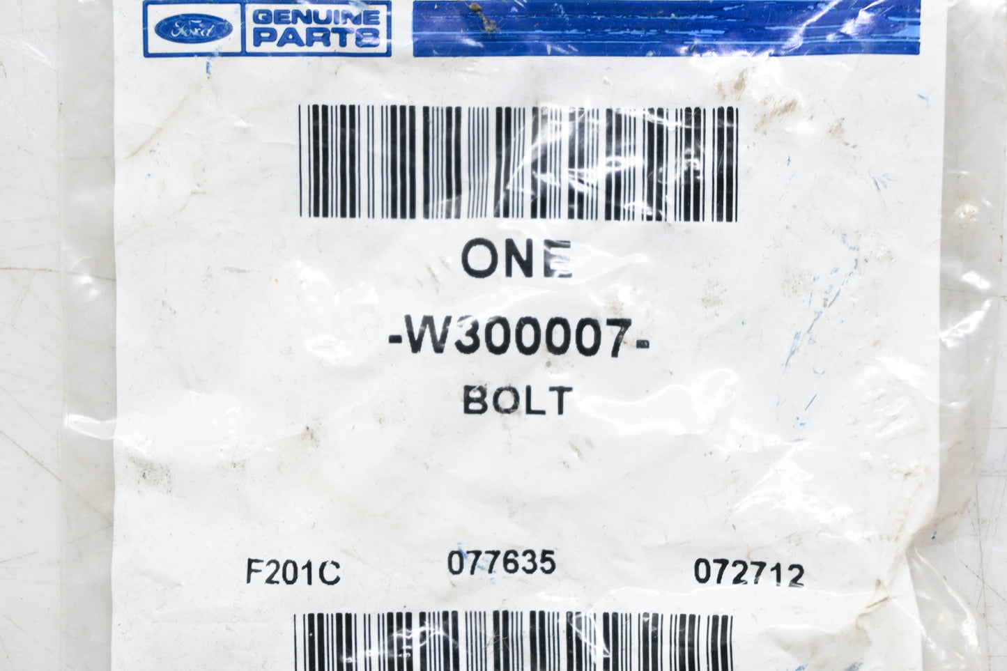 New OEM Ford W300007 Oil Pan Bolt NOS