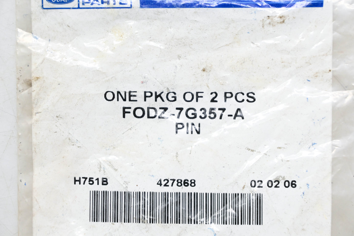 New OEM Ford FODZ-7G357-A Shift Lever Pins Qty 2 NOS