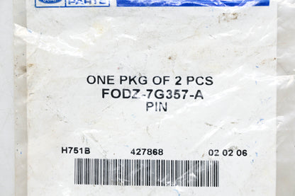 New OEM Ford FODZ-7G357-A Shift Lever Pins Qty 2 NOS