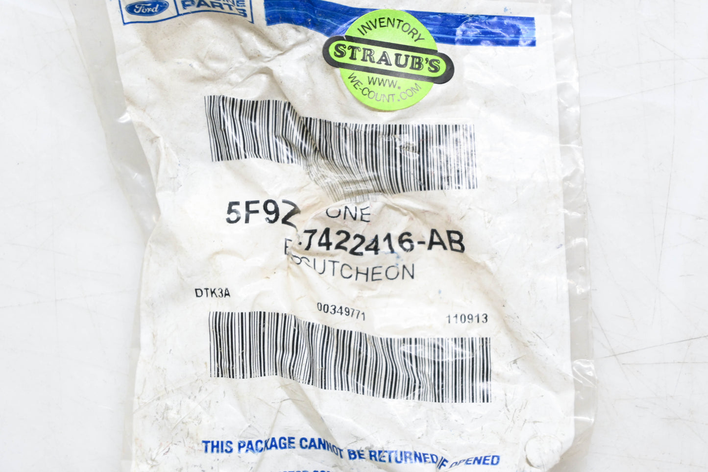 New OEM Ford 5F9Z-7422416-AB Rear Door Handle Bezel Escutcheon NOS