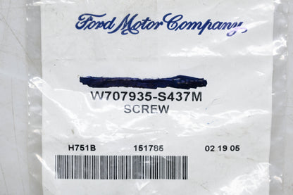 New OEM Ford W707935-S437M Hex Head Screws Qty 3 NOS