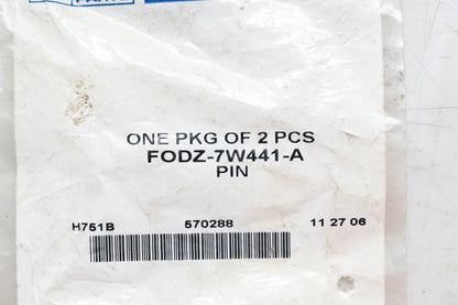 New OEM Ford FODZ-7W441-A, F0DZ-7W441-A Shift Lever Pins Qty 2 NOS