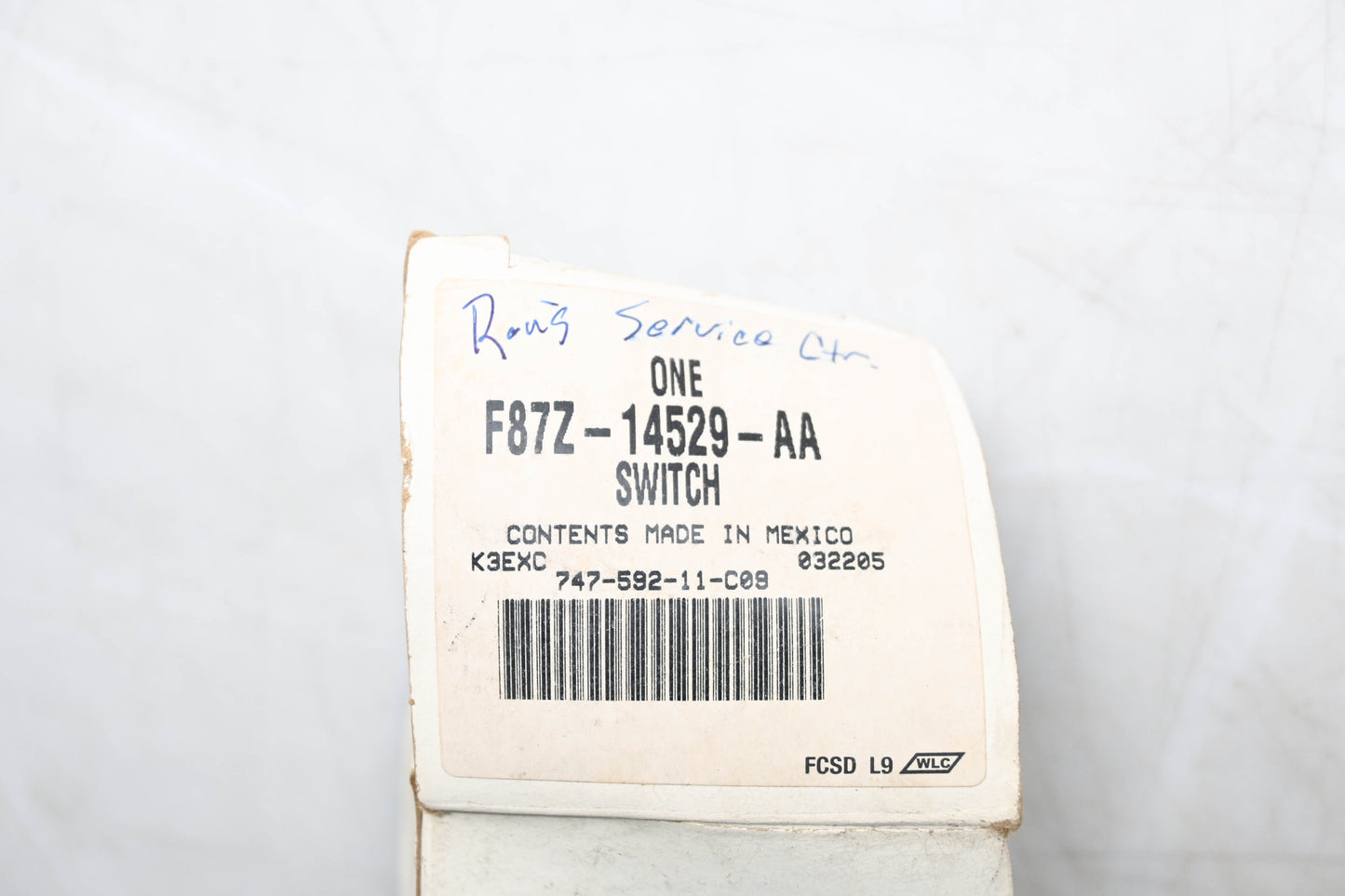 New OEM Ford F87Z-14529-AA Window Switch Assembly NOS