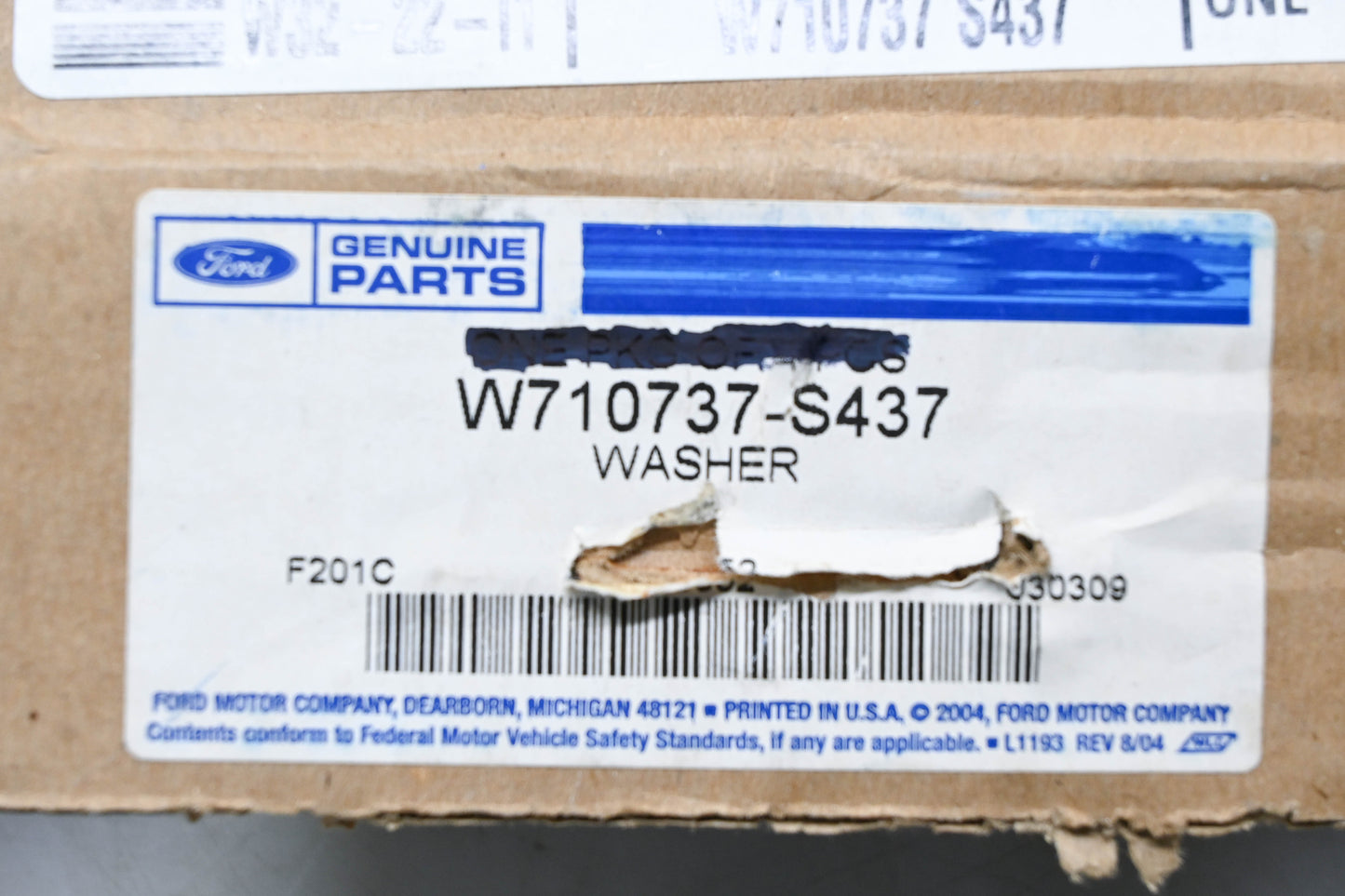 New OEM Ford W710737-S437 Flat Washer NOS