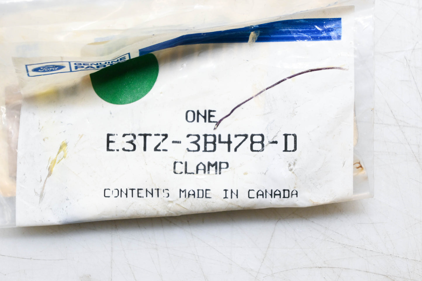 New OEM Ford E3TZ-3B478-D Band Clamp NOS