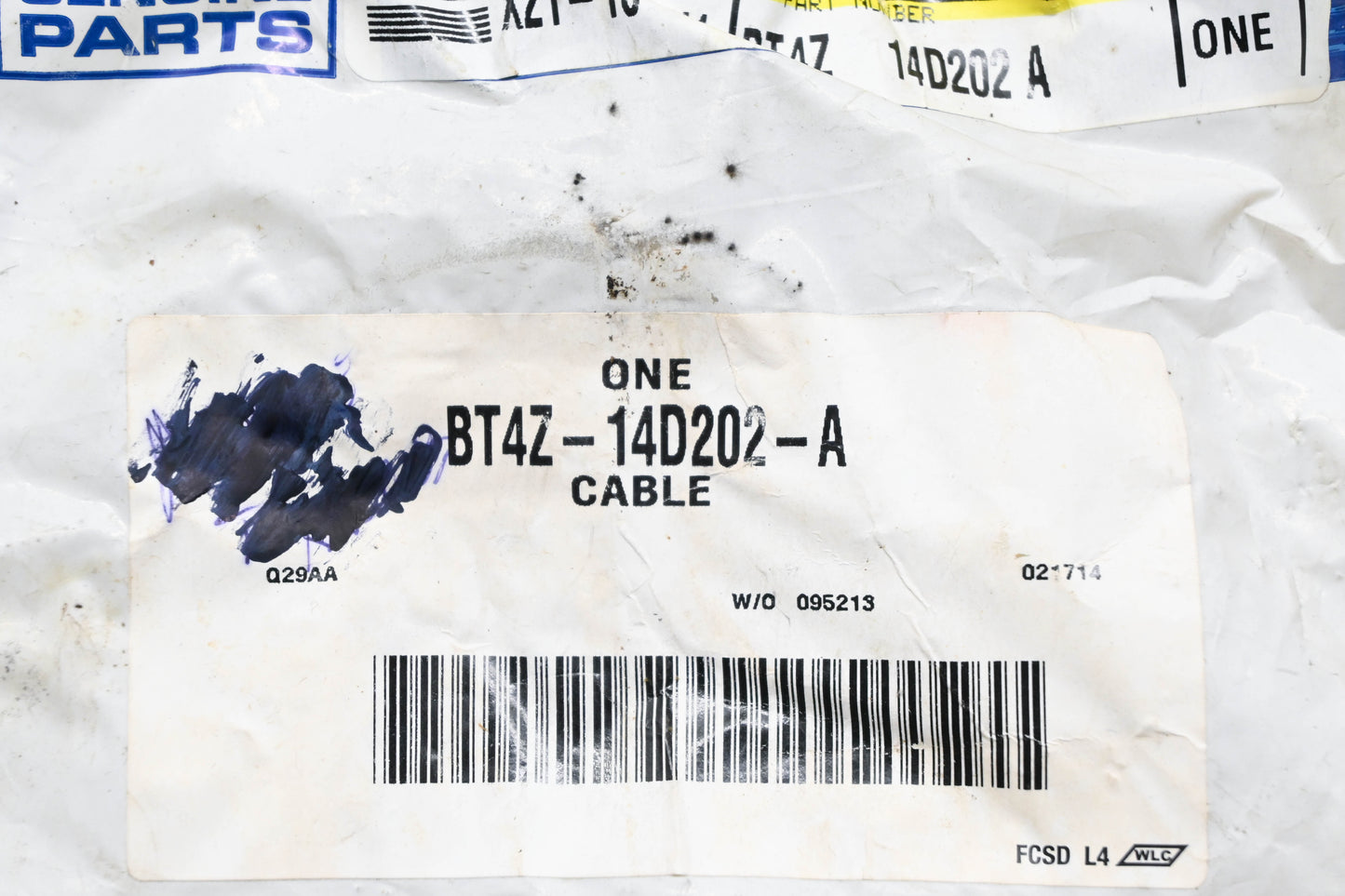 New OEM Ford BT4Z-14D202-A Cable Assembly NOS