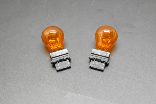 Sylvania 3757A Amber Turn Signal Bulbs Qty 2 NOS