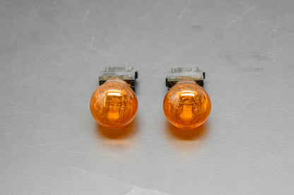 Sylvania 3757A Amber Turn Signal Bulbs Qty 2 NOS
