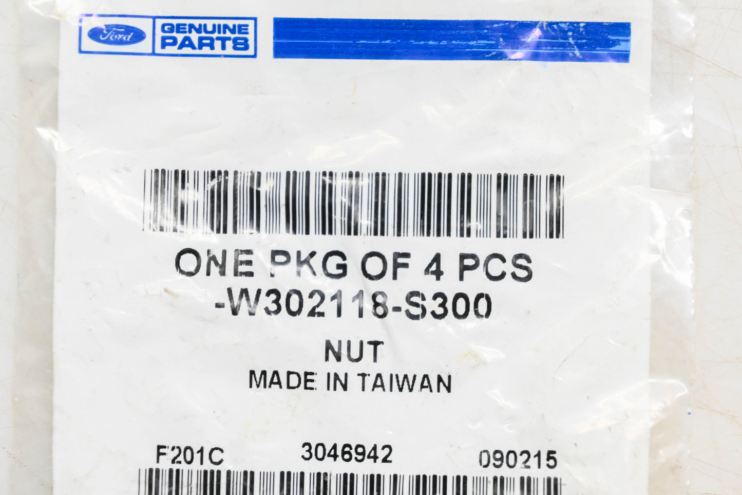 New OEM Ford W302118-S300 Rear End Link Nuts Qty 4 NOS